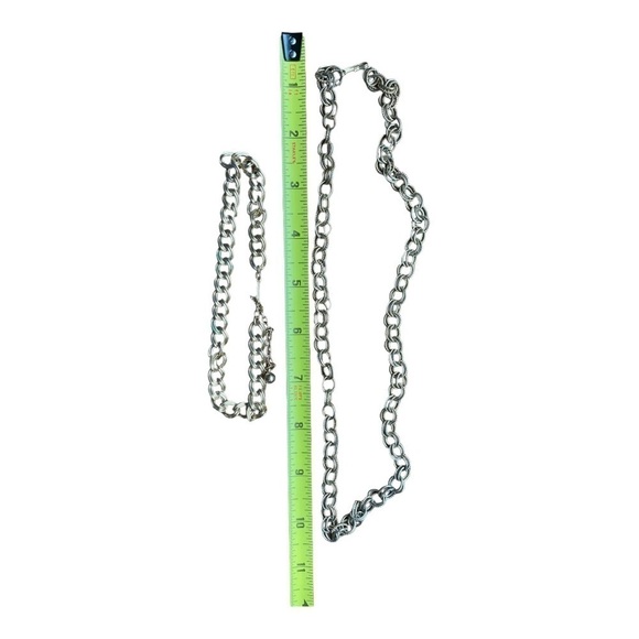 Vintage necklace and bracelet set - linked - Picture 4 of 6